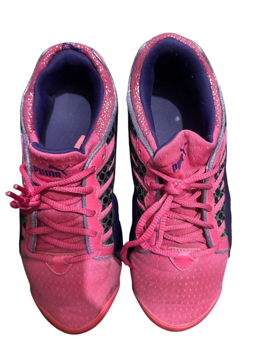 Vintage Y2K Puma Voltaic Evo Running Shoes Sneakers Women 9 Pink 2000s Gorpcore - Picture 12 of 13